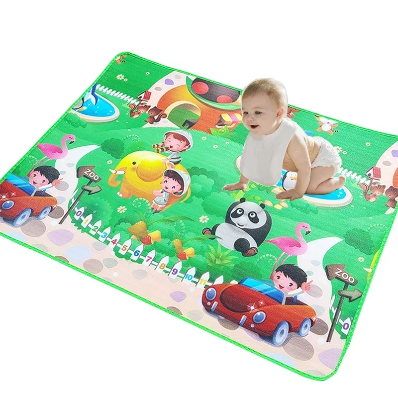 Baby Play Mat Children Picnic Mat Waterproof Outdoor Indoor Carpets Gift Educational Kids Rug Activity Game Gym Toy 120*90cm