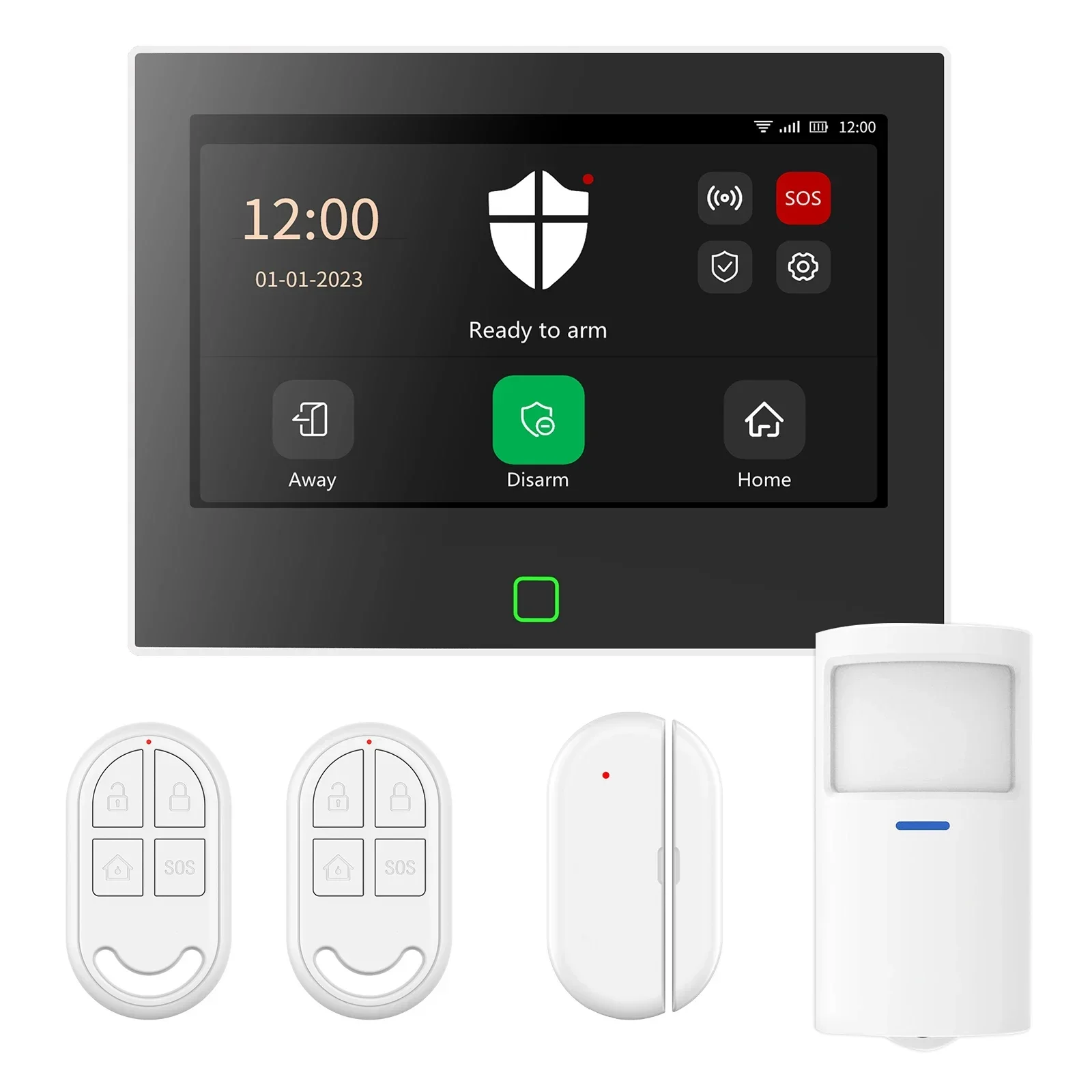 Wireless and wired Smart Home Security Tuya Alarm GSM Anti-theft Alarm Smart Life WIFI Security Alarm Systems for Homes