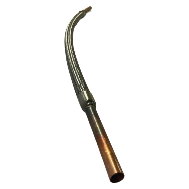 Custom-Sized 304/316 Stainless Steel Reducing High-Pressure Metal Hose - Dual-End Copper Connector Fittings