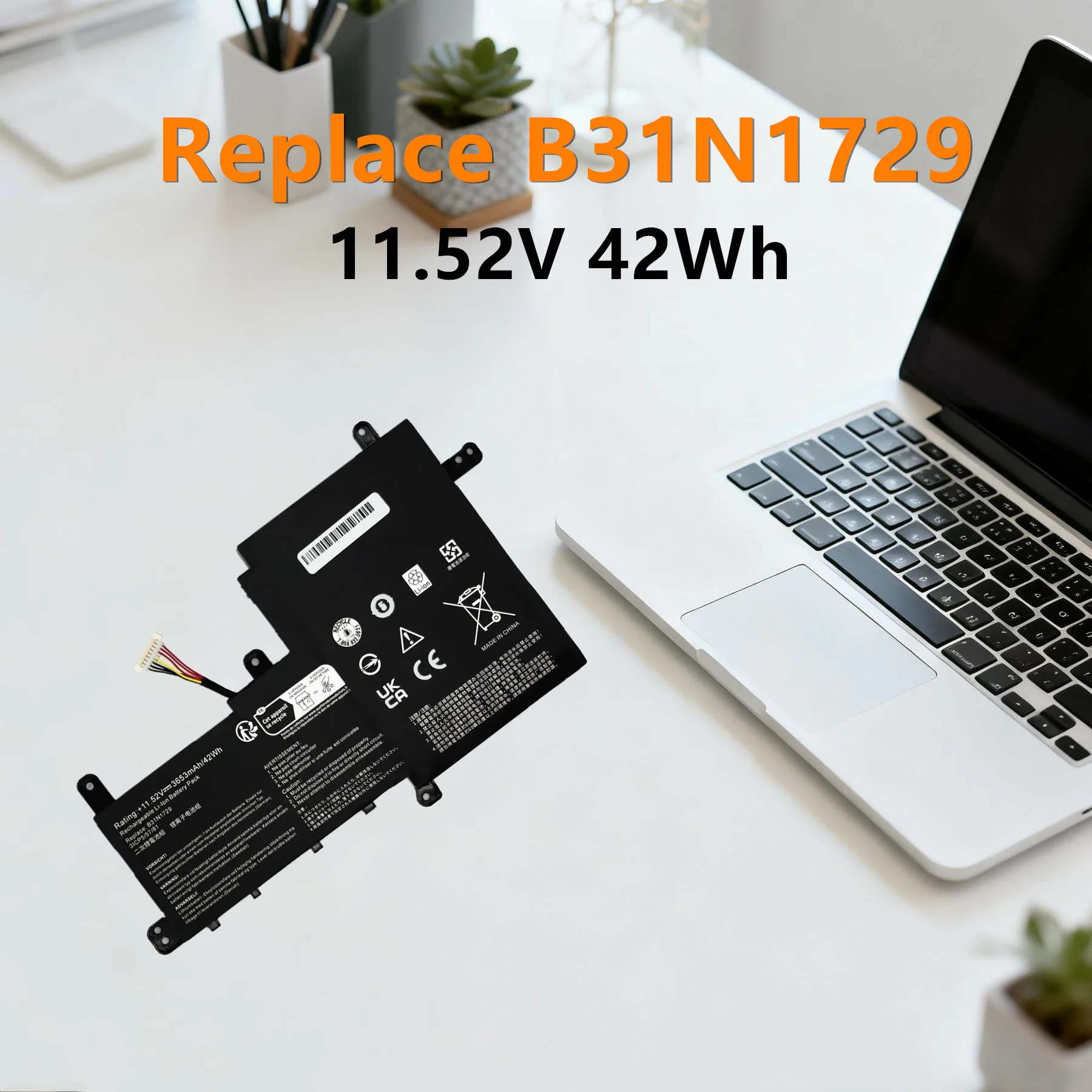 Laptop battery For Asus VivoBook S15 S530 S530F S530FA S530FN S530UA S530UF S530UN X530FN S5300F S5300U S5300UN B31N1729