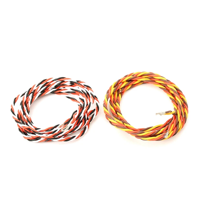 2PCS 5M 16Feet 20AWG 30Core/60Core Twist Servo Extension Cable JR Futaba Twisted Wire Lead For RC Airplane Accessories