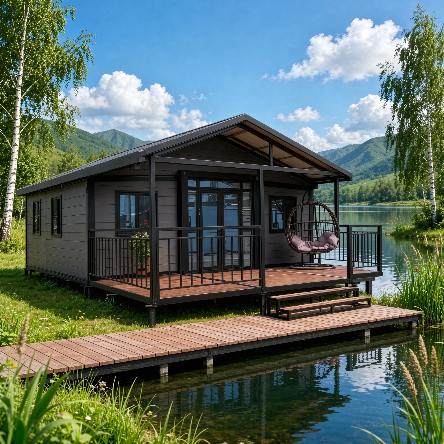 Wholesale Prefab Tiny Home Prefab Modular Home Expandable Container House With Full Kitchen Bathroom For Backyard Granny Flat