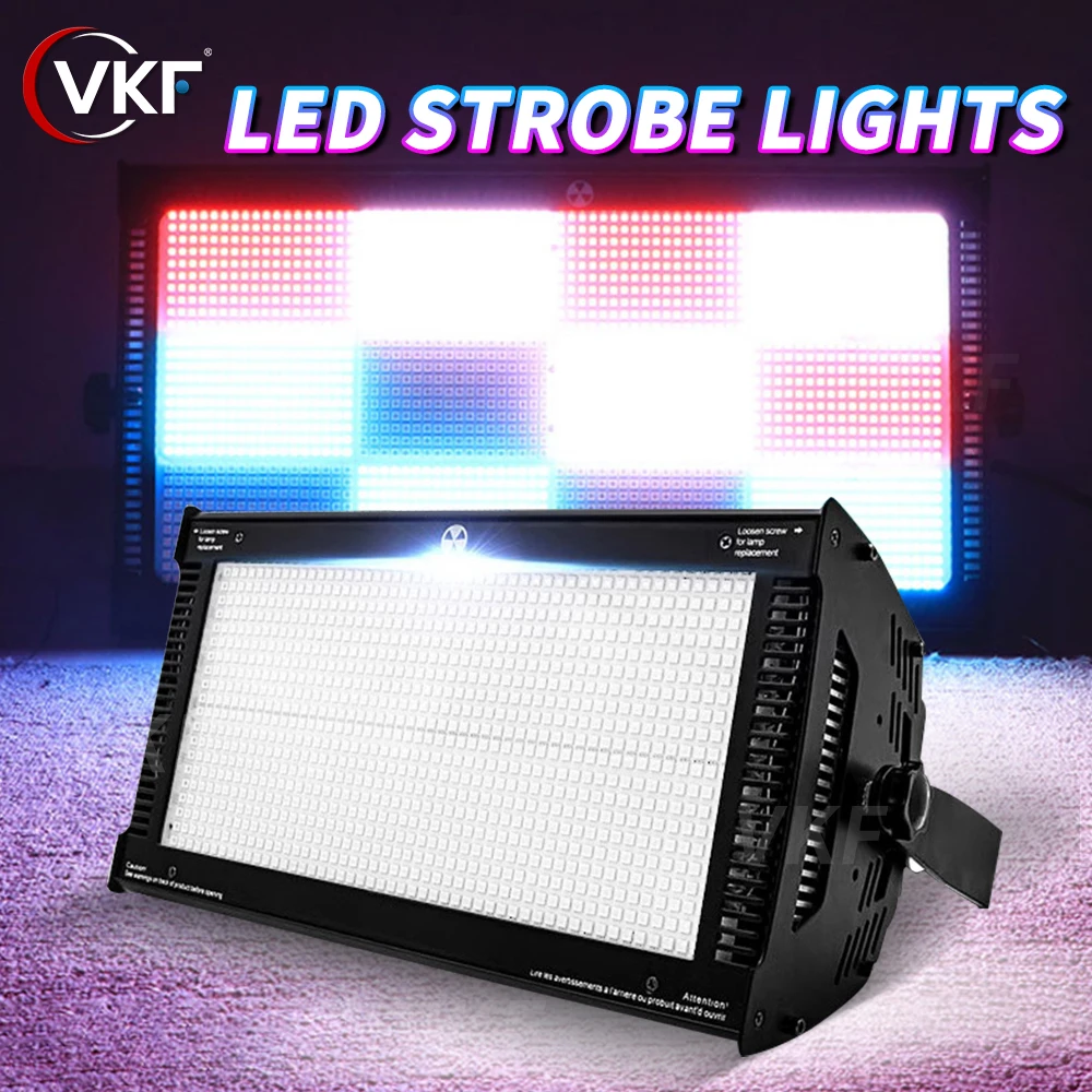 

RGB Led Strobe Light 1000W Strobe Lights Stage Effect Light 8+8 Stage Flash Lighting for Nightclub Professional DJ KTV Wedding