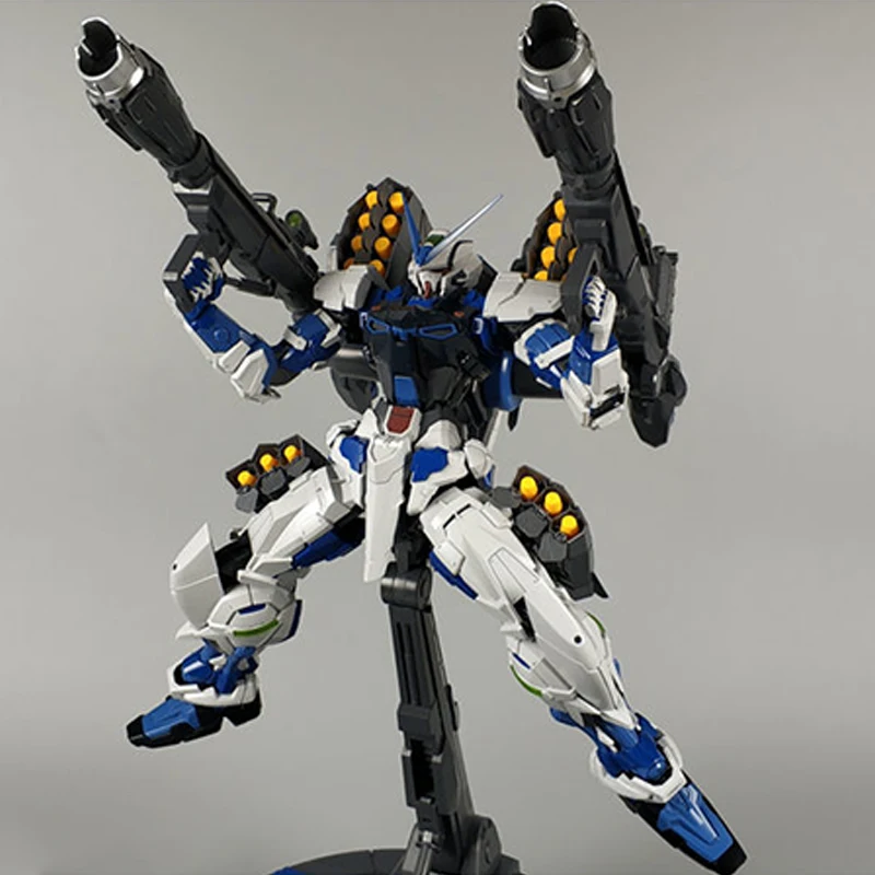 1/60 Nelson Figure PG Blue Heretic Dual Rocket Launcher Four Knives Jetpack Assembly Model Mecha Robot Statue Decorative Toy