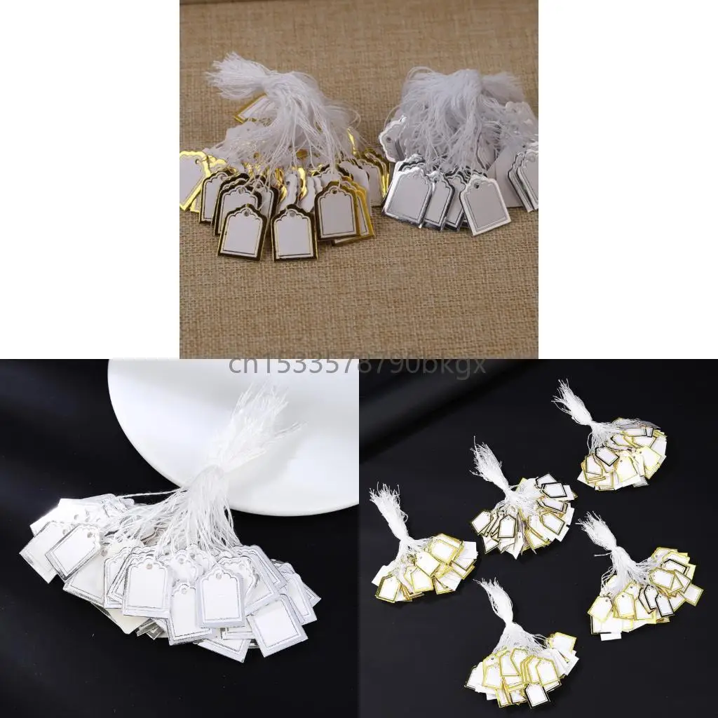 

Elegant Trapezoidal Price Labels Bulk 500Pcs Recyclable Materials Retail Display Cards Jewelry Accessories J78E