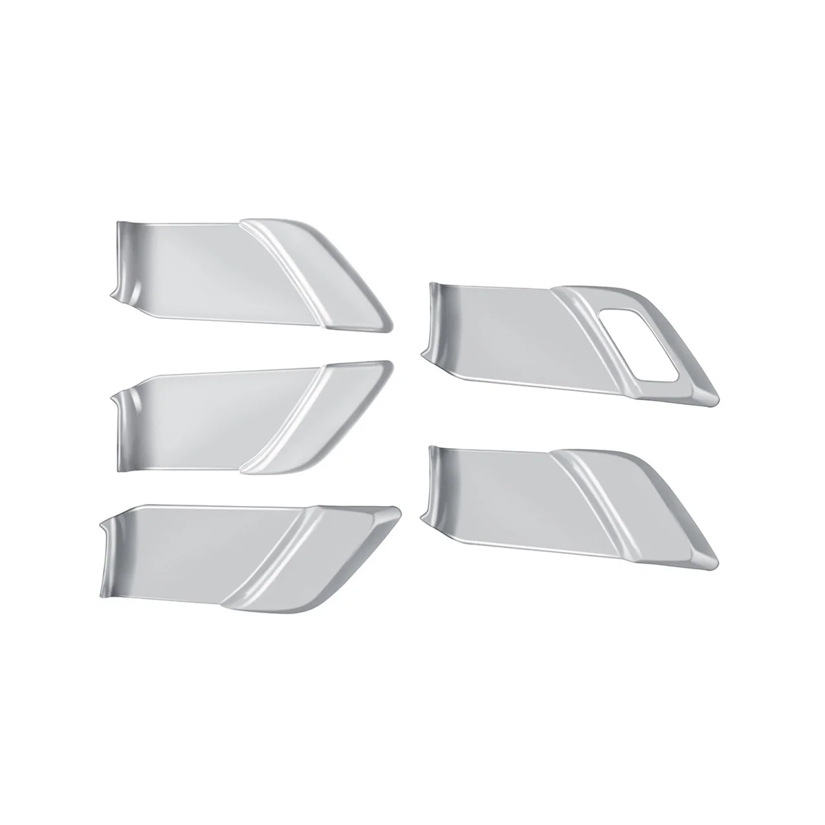 

Car Silver Inner Door Handle Cover for Toyota Prius 60 Series 2020-2023 Door Bowl Handle Trim Frame