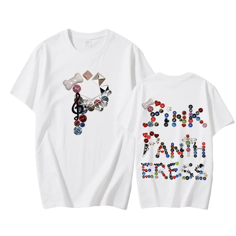 

PinkPantheress Summer T-shirt Hip Hop O-neck Tshirt Camiseta Hombre Gothic High Quality Tee-shirt Sleeve Clothes Cotton Tops