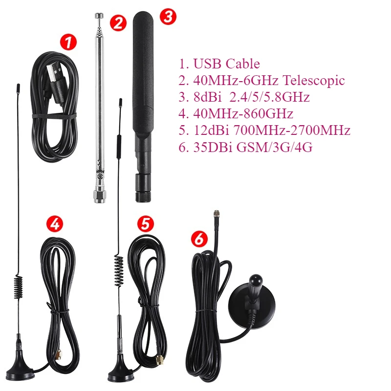 5PCS Antenna Kit An… - image