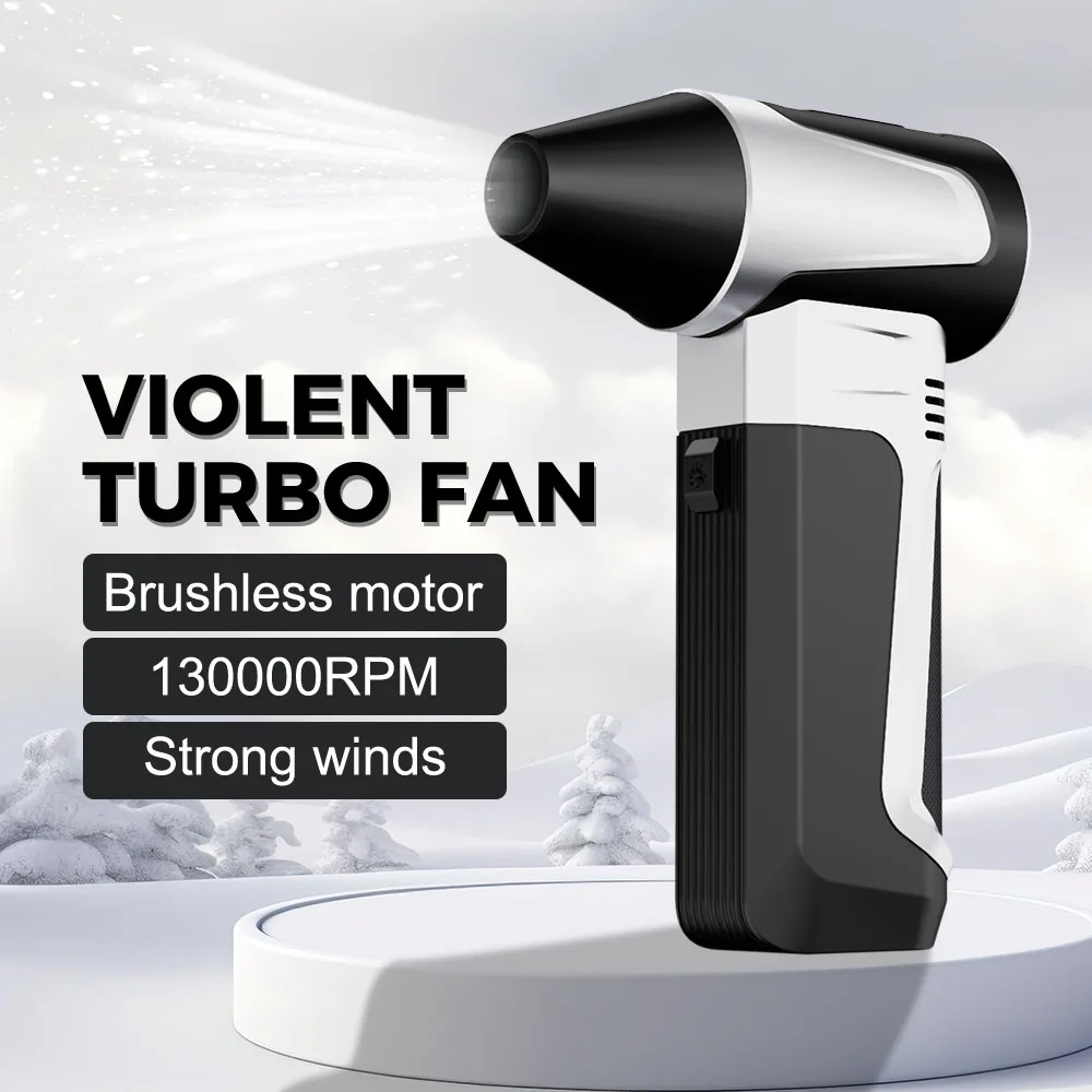 

Car Turbo Blowing Fan Blowing Snow Portable Cleaning Tools Multifunctional Electric Air Duster Accessories For Computer Keyboard