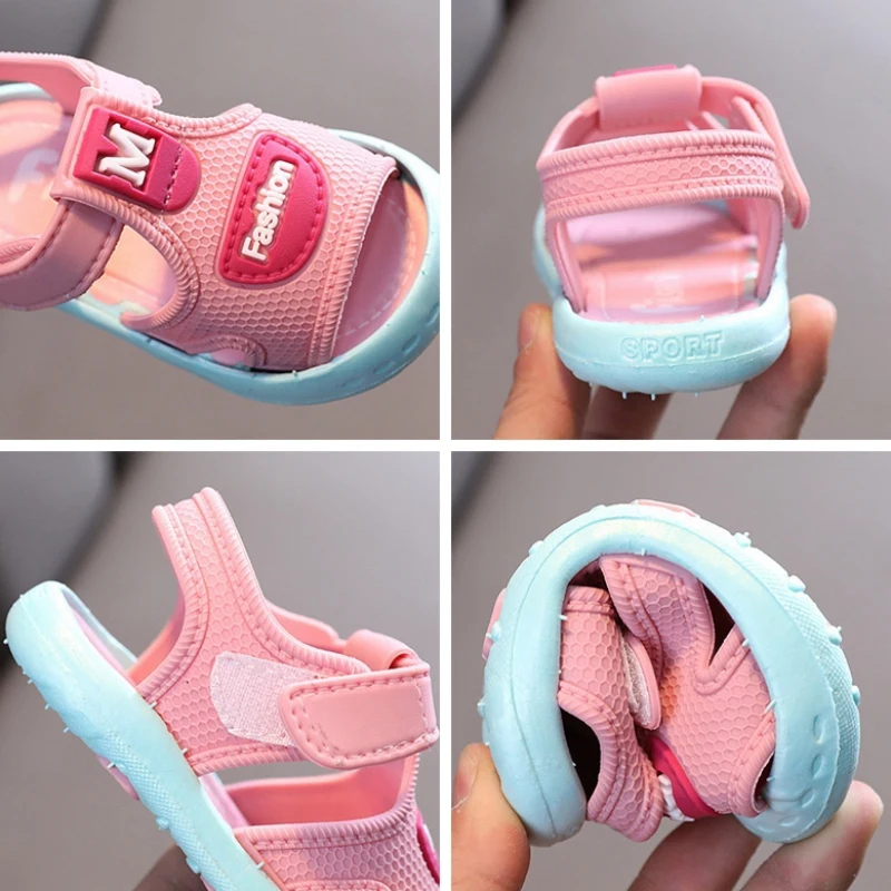 Scarpe da bambino estive sandali per ragazze ragazzo neonato scarpe da bambino moda Casual sandalo da spiaggia bambini ragazzo scarpe da giardino