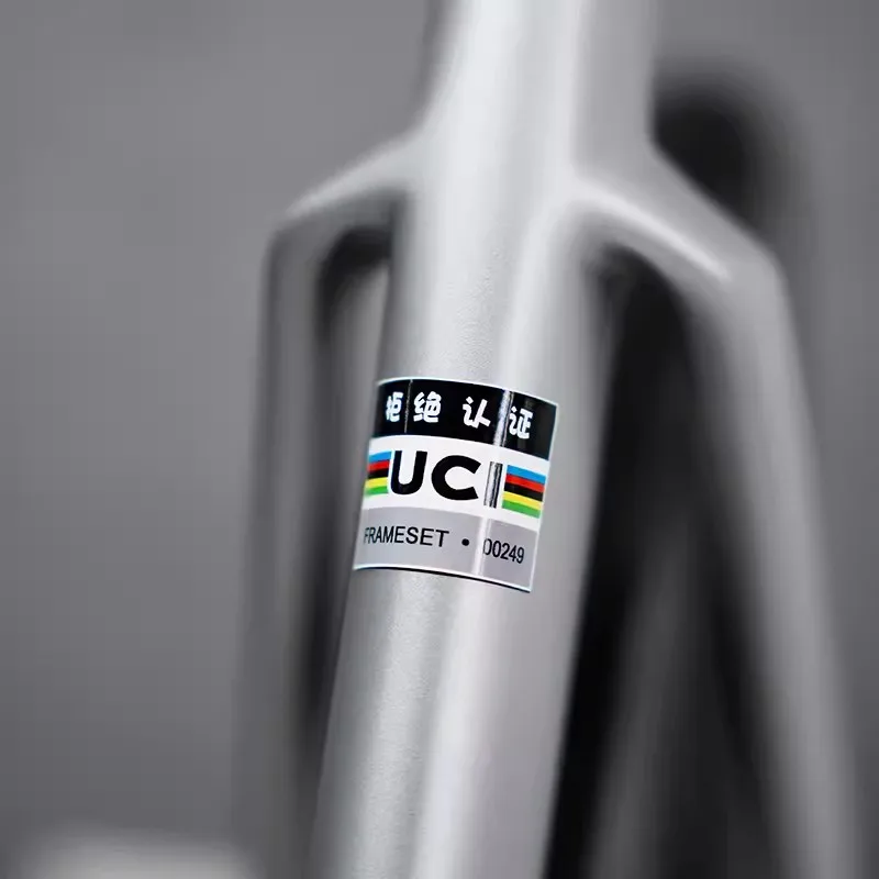 certification small label sticker bicycle union certification label bicycle decals customize frame name ID warning films