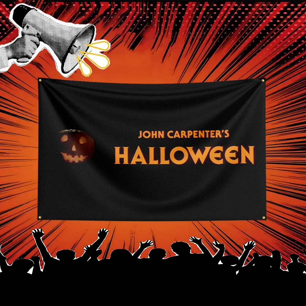 Halloween Michael Myers The Shape Inspired Movie Flag 3x5 FT Polyester Banner For Bedroom Wall Decor Film Fan Gift - Image 3