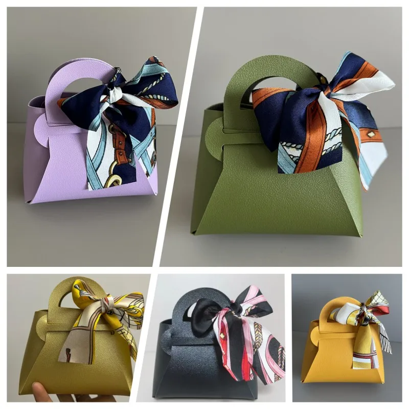 NONE 20 Pieces Leather Gift Bag Multi-color 6