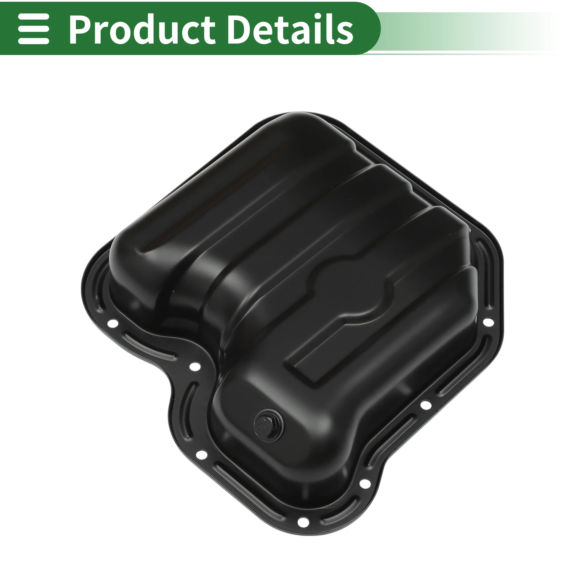 

UXCELL No 111102J210 Масляный поддон двигателя Масляный поддон поддона трансмиссии для Infiniti G20 Base L4 2,0 л Бензиновый седан Железный черный