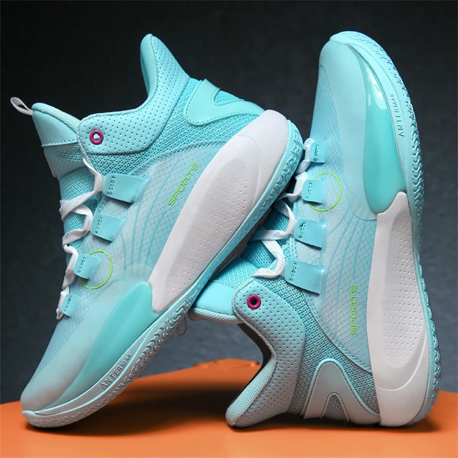 

Men Basketball Shoes With Mesh Surface MD+rubber sole shoes lightweight outdoor sports shoes student casual fashion BASKET shoes