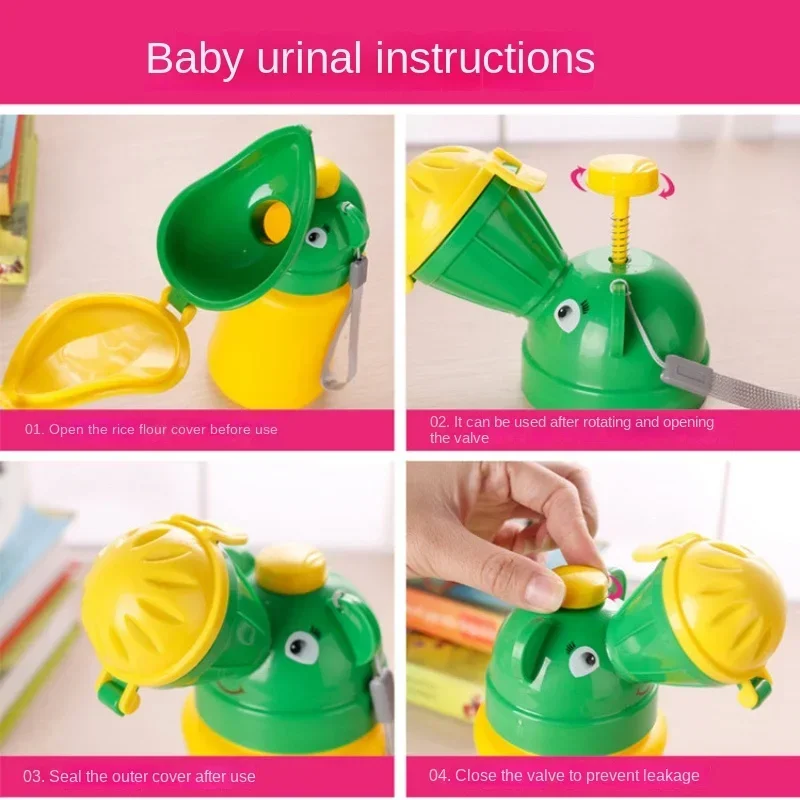 Urinoir de toilette portable pour bébés garçons et filles, pot anti-fuite pour voyage en voiture en plein air, pour enfants