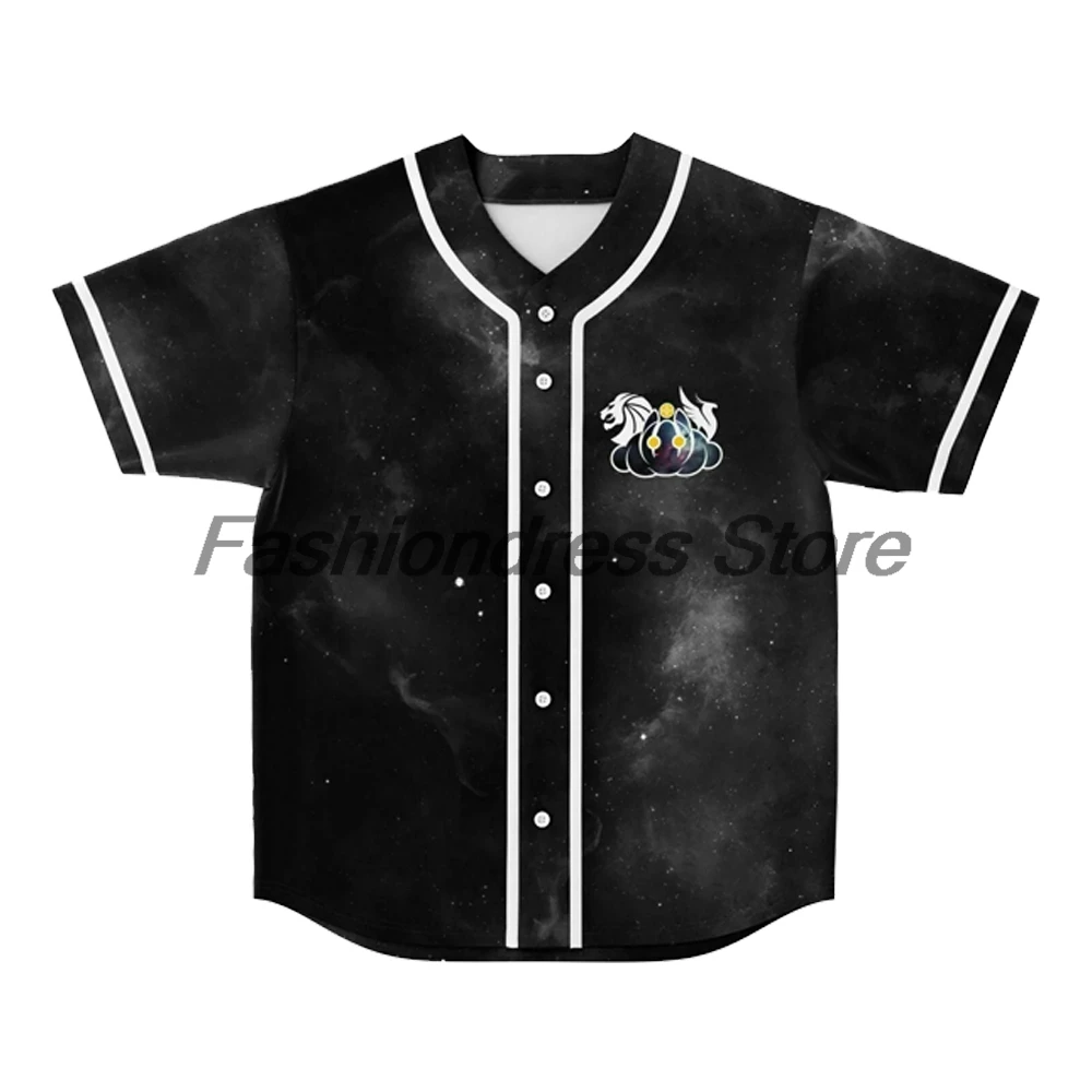 All in one Dabin Seven Lions Illenium Baseball Jersey V-Neck Short Sleeve Button-Down Shirts Women Men Streetwear Tops