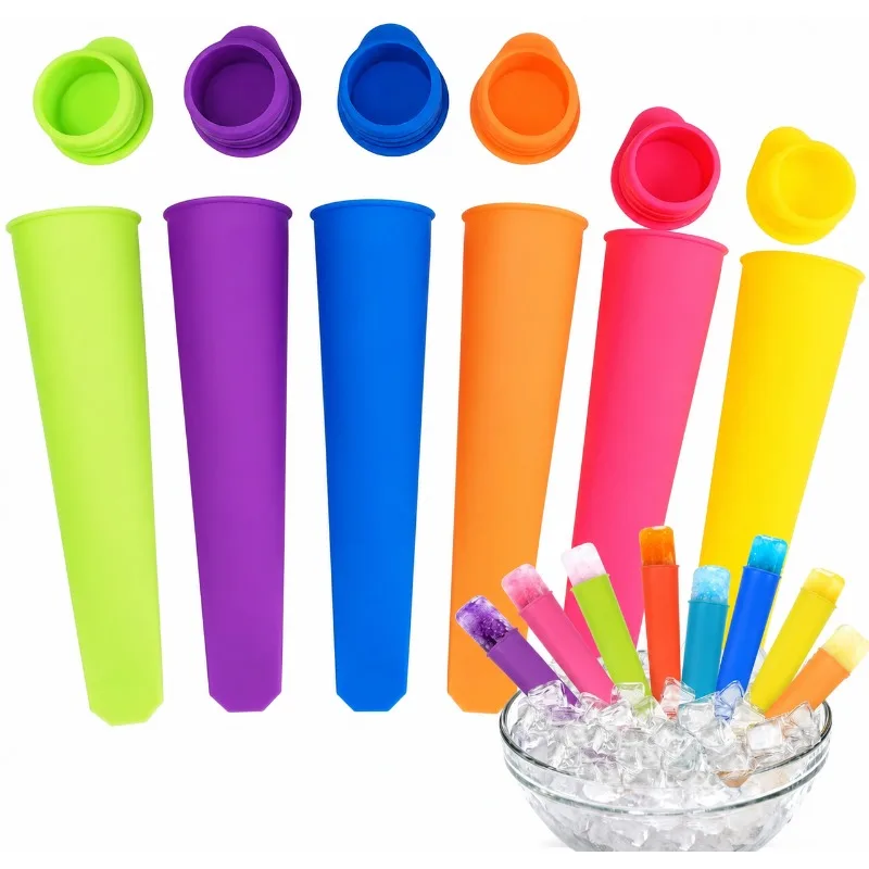 Silicone Popsicle Mold Reusable Popsicle Mold Summer Popsicle Manufacturer Quickly Freezes Self-sealing Popsicle Tube