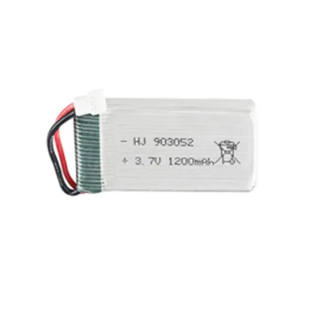 3.7V 1200mAh lipo Battery + Charger Set for KY601S Syma X5 X5c X5SC X5SW M18 H5P RC Drone Parts 903052 Rechargeable Battery