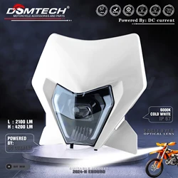 DSMTECH Headlight Headlamp With Sticker For KTM SX F EXC XCF SMR 2024 2025 2026 Motorcycle Dirt Bike MX Enduro Supermoto