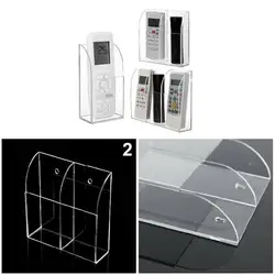 Fashion Acrylic Tv Fixed Storage Rack Simple Generous1-3 Remote Control Holder Case Wall Mount Storage Box For Home