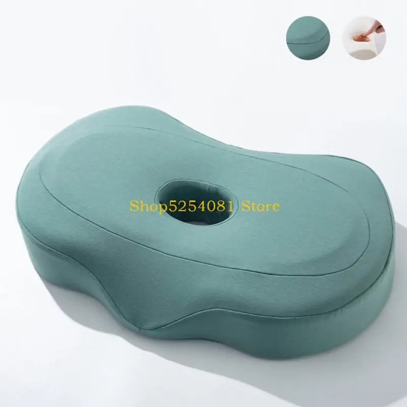AXYC Soft Memory Foam Pillow Single-hole Ear Pillow For Side Sleepers Needing Ear Uncomfort Relief And Support