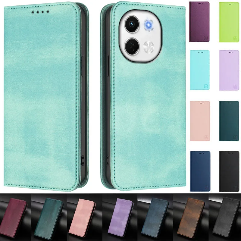 Pova6 Neo 5G Magnetic Case for Tecno Pova 6 Neo 5G Etui Leather Stand Wallet Case for Tecno Spark 30 5G Flip Protect Back Cover