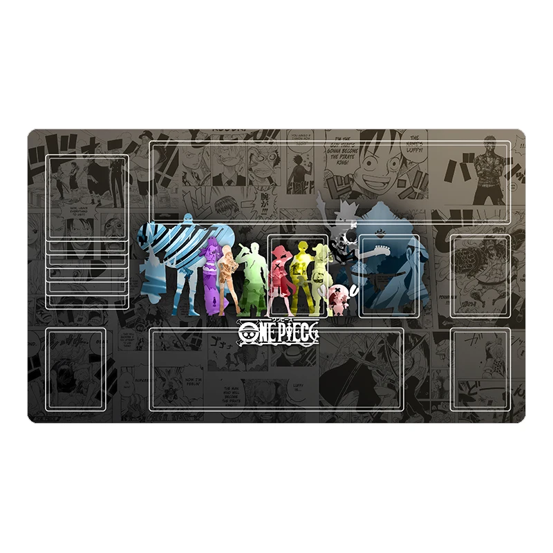 One Piece OPCG Cards Pad Luffy Zoro Sanji Nami Chopper Robin DIY Anime Game Characters 600X350mm Single Player Battle Card Mat