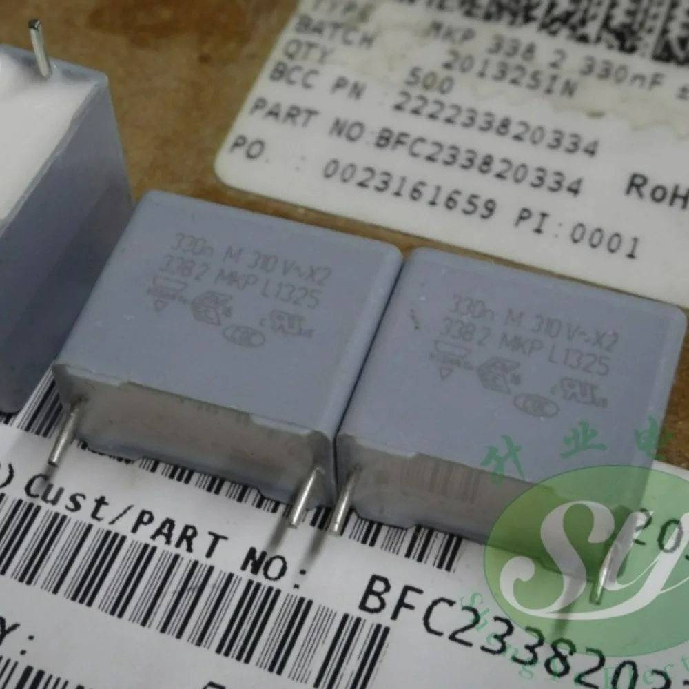 10pcs/lot MKP338 0.33uf 310vAC 330nf u33 334 M Brand New 15mm Film Capacitor BFC233820334