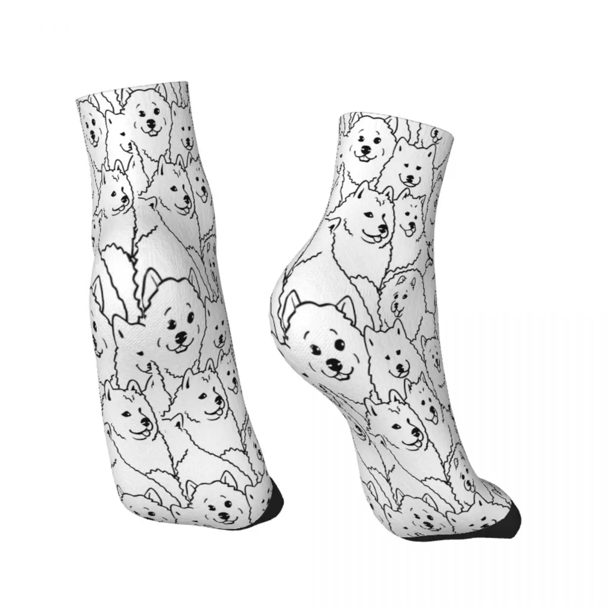 Oh Samoyed-calcetines tobilleros para hombre y mujer, medias de verano, Hip Hop