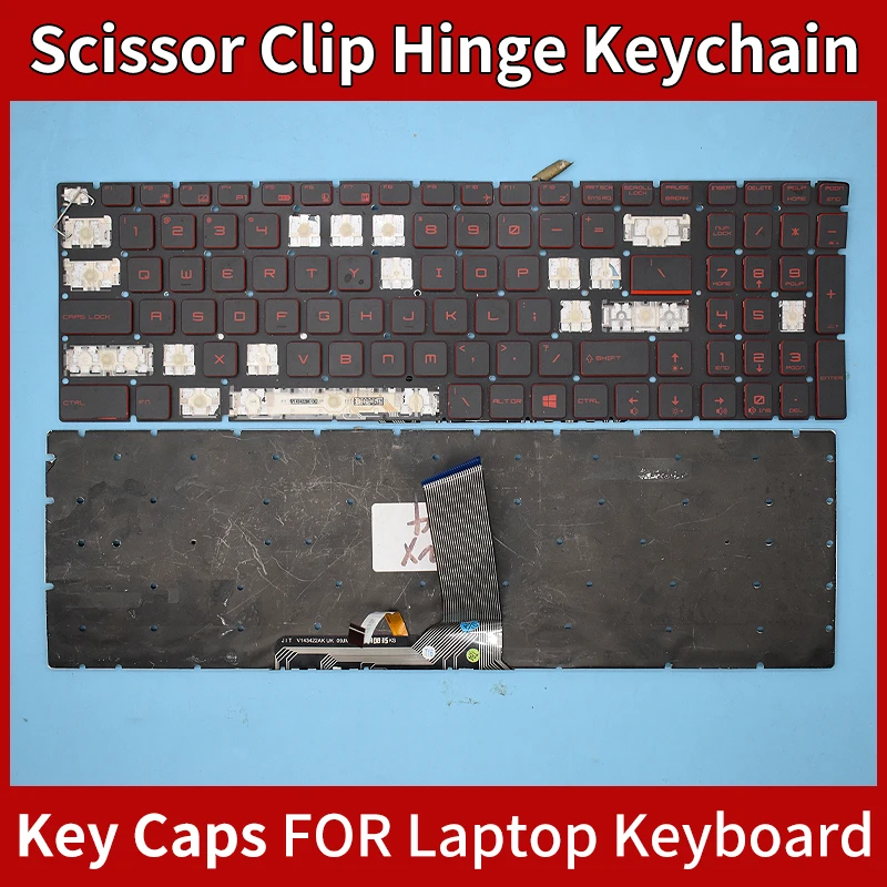 

Replacement Keycap Key Cap Scissor Clip Hinge For MSI GE75 GP73 17E7 17F2 17F4 7RFX GP65 GF75 GS75 GP75 KeyCap Hinge