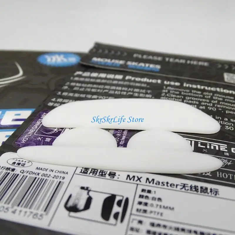 E65E Patinillos ratón mouse Bordes curvos los pies del mouse para mx 1 2s