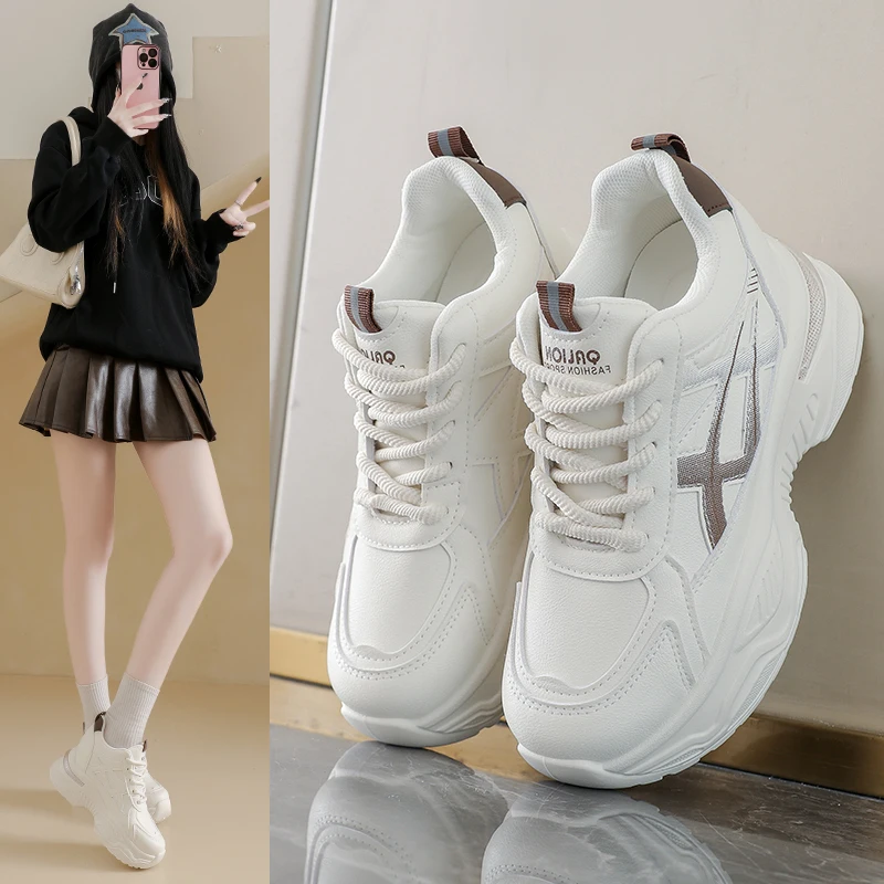 

Dad Sneakers Women's Casual Sports Shoes, Warm, Non-Slip, Durable, V-502