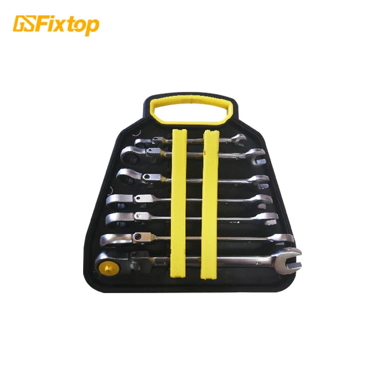 

Adjustable Head Ratchet Wrench Set Ratchet 50BV 30 72 Teeth Material 40CRV Socket Ratchet Wrench Set