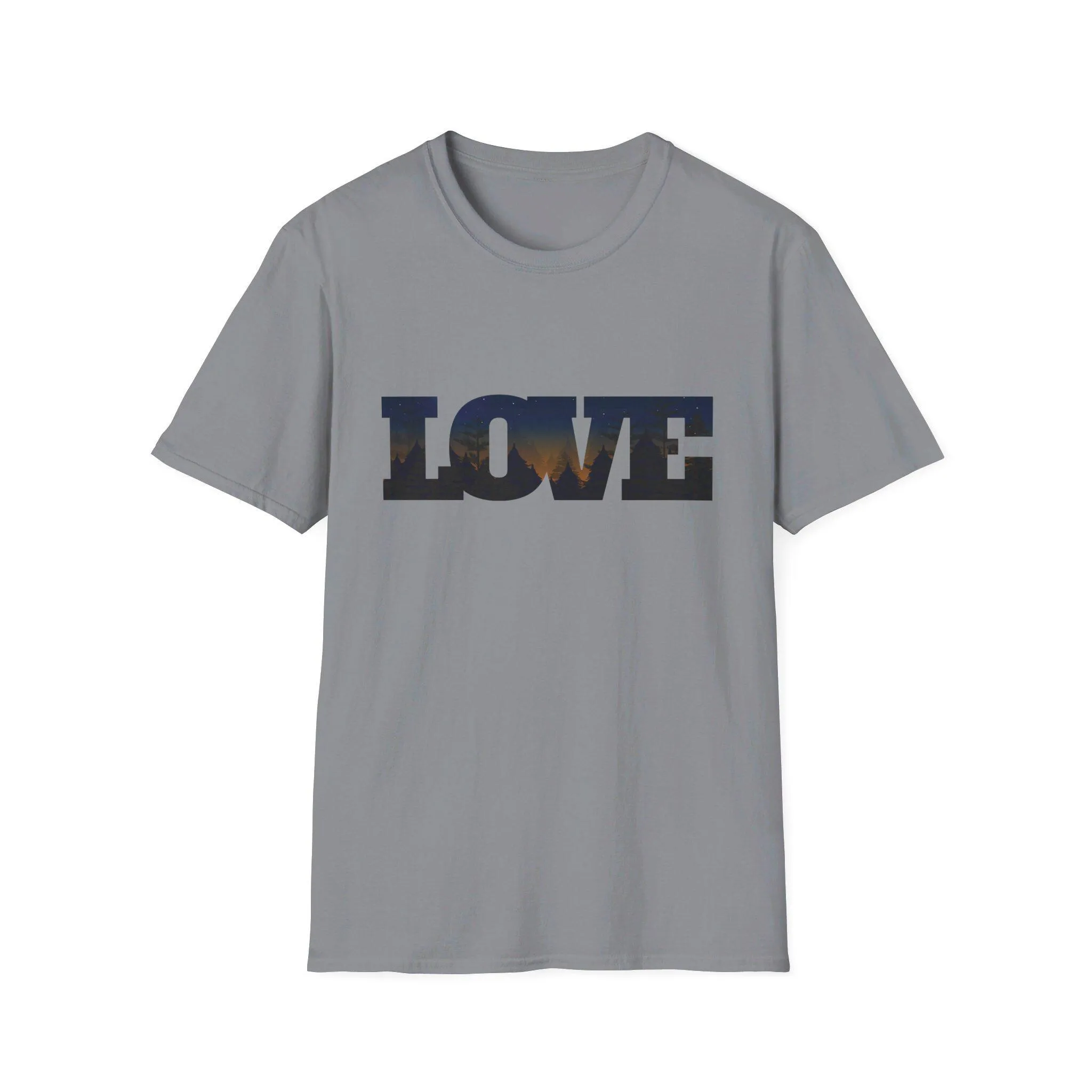 Love Mountains T Shirt Boho Outdoors For Sister Summer Cute Groovy Hiking Lover Trees