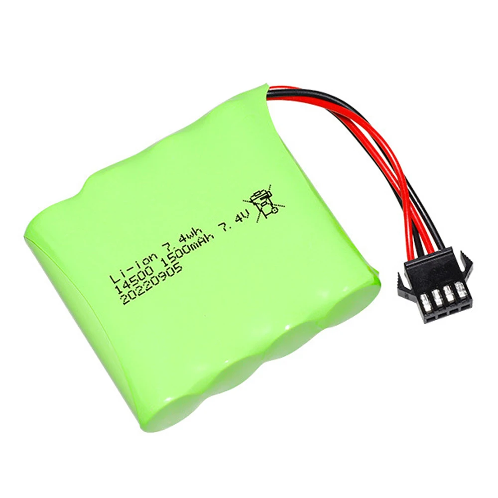 ชุดแบตเตอรี่ Lipo 2S 7.4V 1500mAh mAh สำหรับ DE36W 1:16RC รถออฟโรด4WD ความเร็วสูงอุปกรณ์ของเล่นสำหรับแข่งรถดริฟท์ปีนเขา