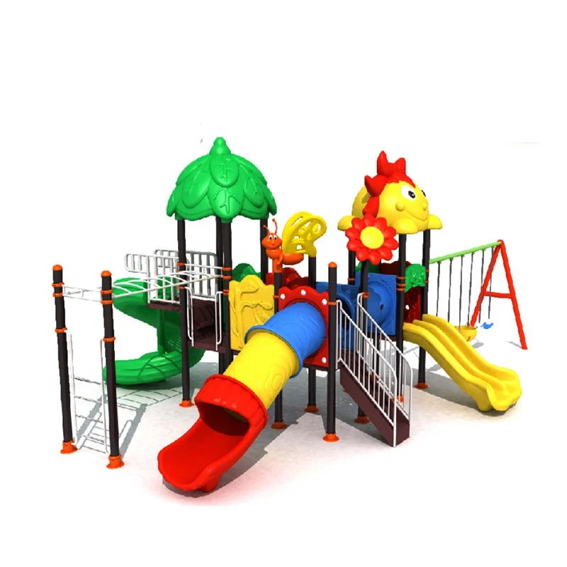 LLDPE de alta calidad, juguetes deslizantes para niños, tobogán de plástico, columpio y tobogán de plástico para niños, parque infantil al aire libre