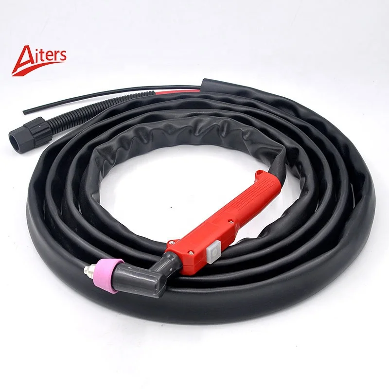 

Плазменный резак AG60 Air Plasma Torch SG55 WSD60 с держателем горелки для сварки и резки, пилотная дуга, в комплекте с кабелем 5 м