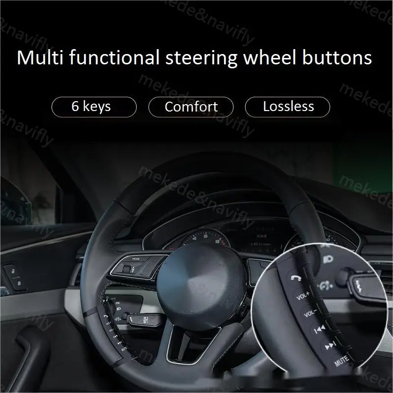 Telecomandi multi-volant per auto wireless multi-ruota universali Telecomandi per auto Pulsanti interruttori multifunzione per Android