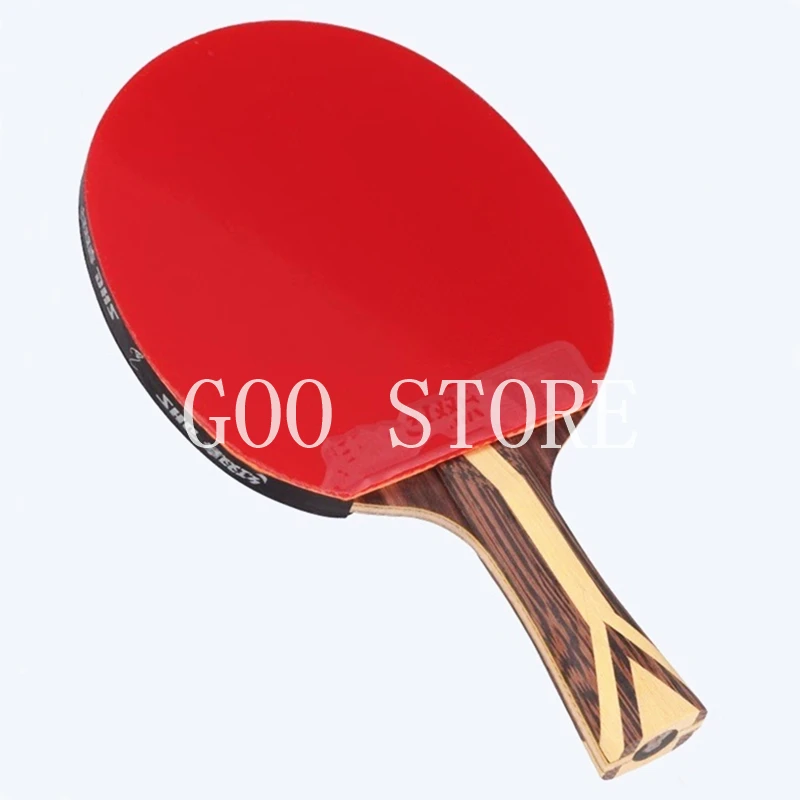 Originele Dhs 9 Ster Tafeltennis Racket Professionele 5 Hout 2 Alc Offensief Ping Pong Racket Met Hurricane Kleverige Rubber