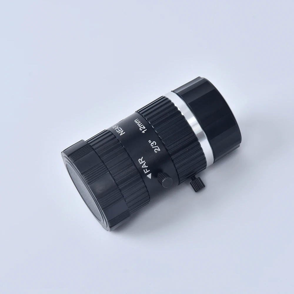 رائجة البيع عالية الأداء 10MP التركيز الثابت C-mount FA آلة رؤية عدسة الكاميرا 2/3 "12 مللي متر ملحقات العدسات البصرية #2