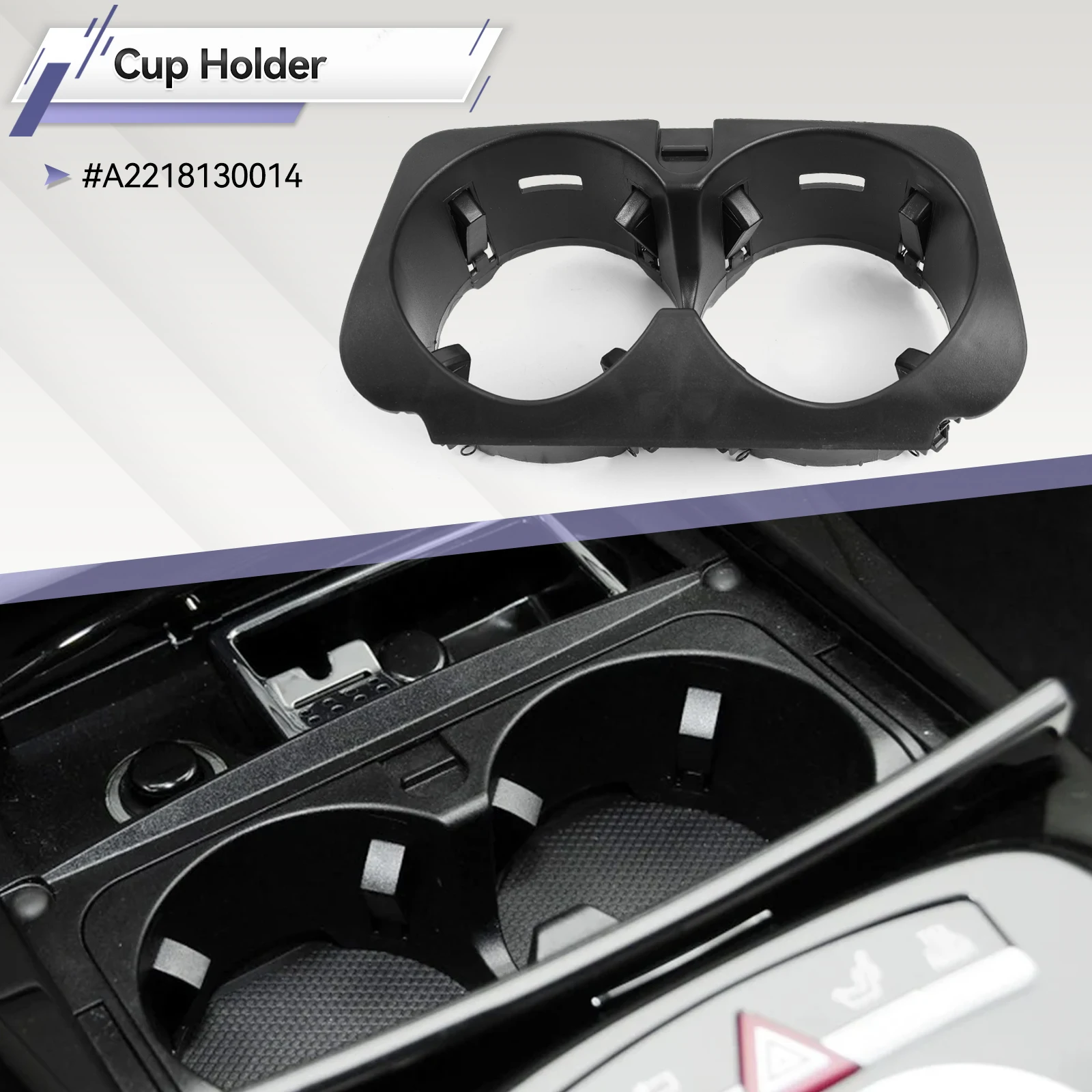 Car Center Console Drink Cup Holder Fit For Mercedes Benz S-Class W221 V221 C216 2009-2015 Auto Interior Accessories A2218130014