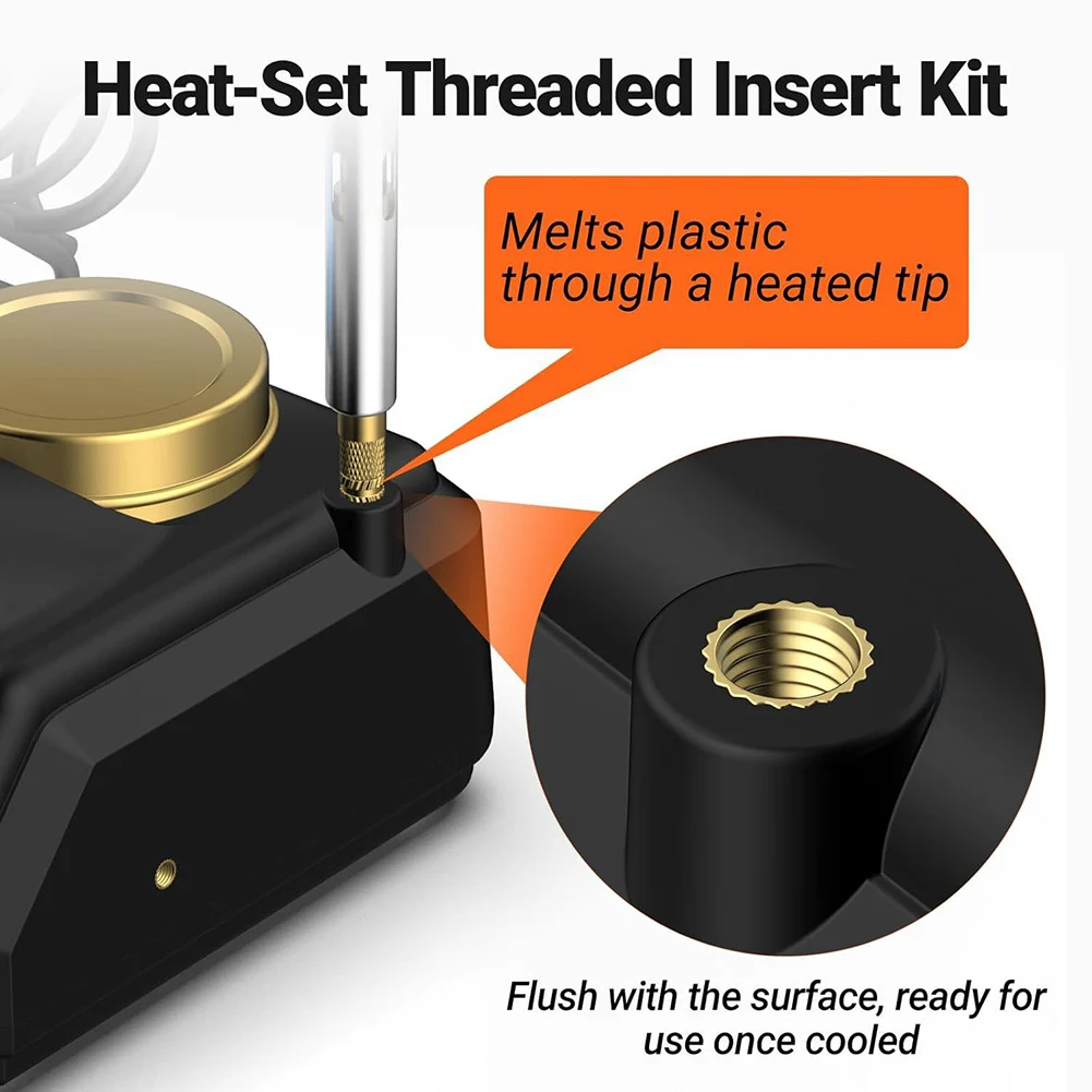 60W Soldering Iron Featuring Digital Temperature Display and Hot Melt Installation Tool with Multiple Nozzle Options