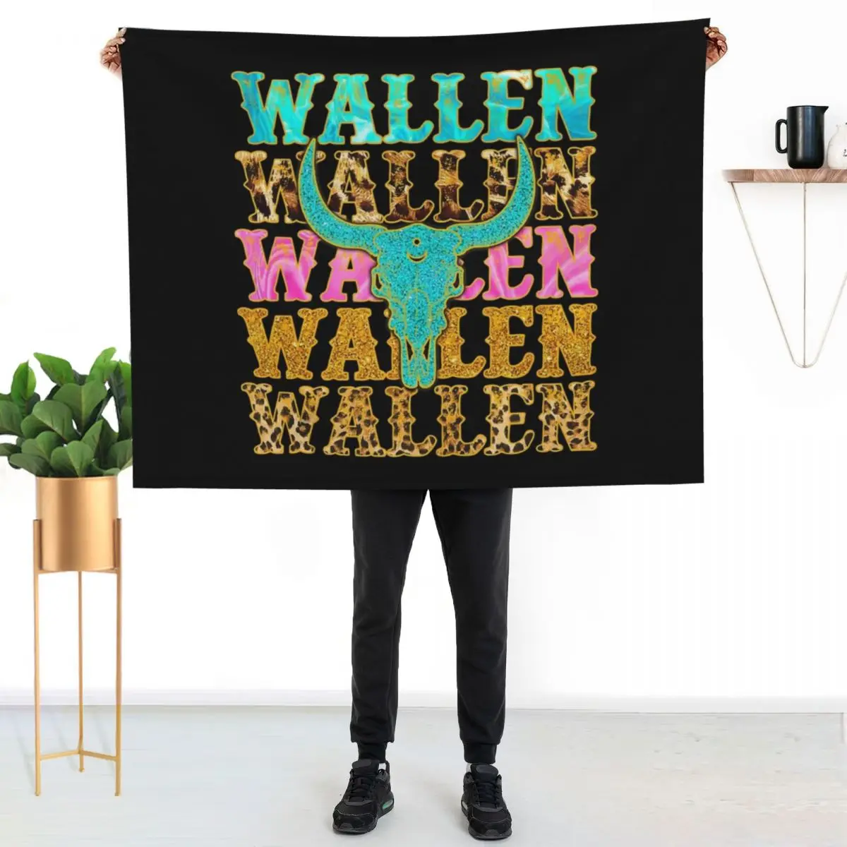 

Cute Wallen Throw Blanket Soft Plush Blanket as Housewarming Gift