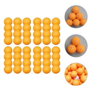 60 Pcs Table Tennis Trainer Plastic Pingpongs Balls Elastic with Hole Bulk Leisure Competition Small Practice