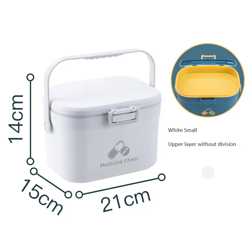 Kotak Obat Warna Kontras Nordik Kotak Pertolongan Pertama Rumah Set Lengkap Kotak Penyimpanan Obat Kotak Obat Besar Darurat Kecil Keluarga