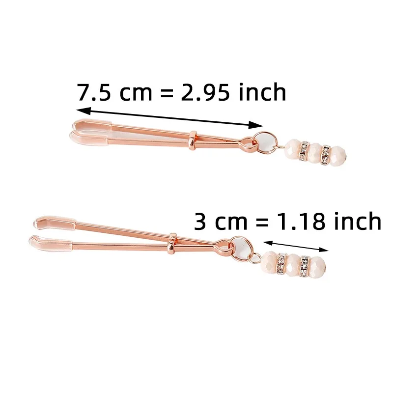 Sexy Flirt Nipple Clamps Breast-fed Sex Toys BDSM Labia Breast Stimulation Massager Nipple Clamps With Chain Clips Fetish Slave