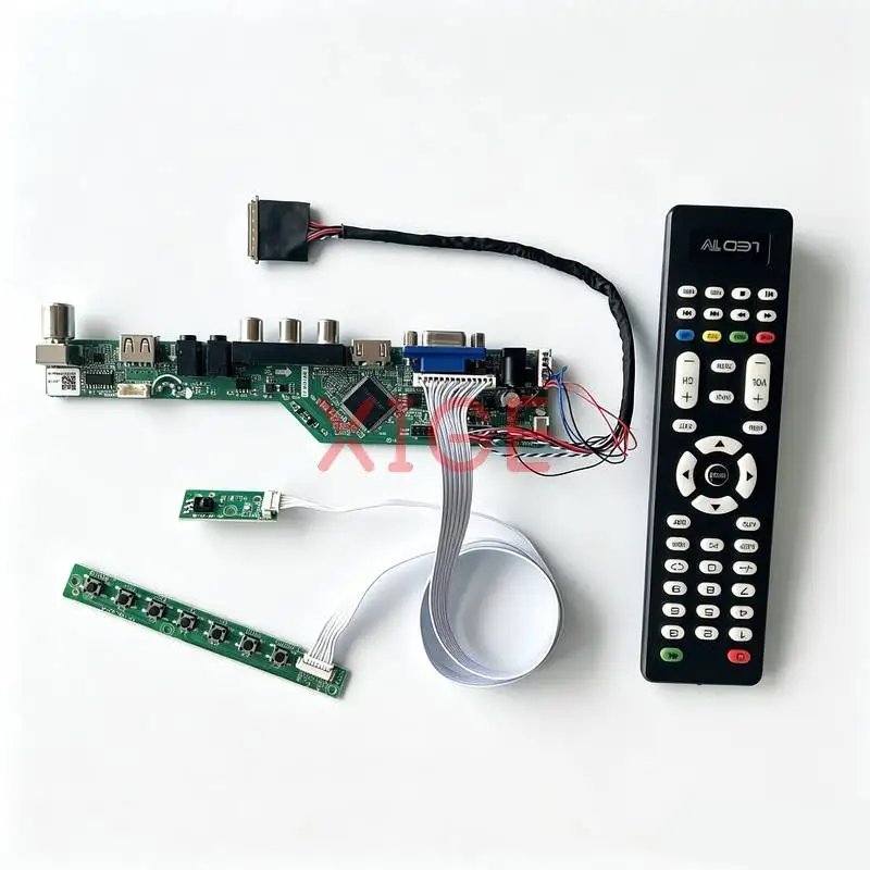 Drive Board passend für LTN133AT28 LTN133AT23 LTN133AT17 LTN133AT27 Laptop-Monitor HDMI+VGA+AV+USB 40-Pin LVDS 1366*768 1366x768 DIY Kit