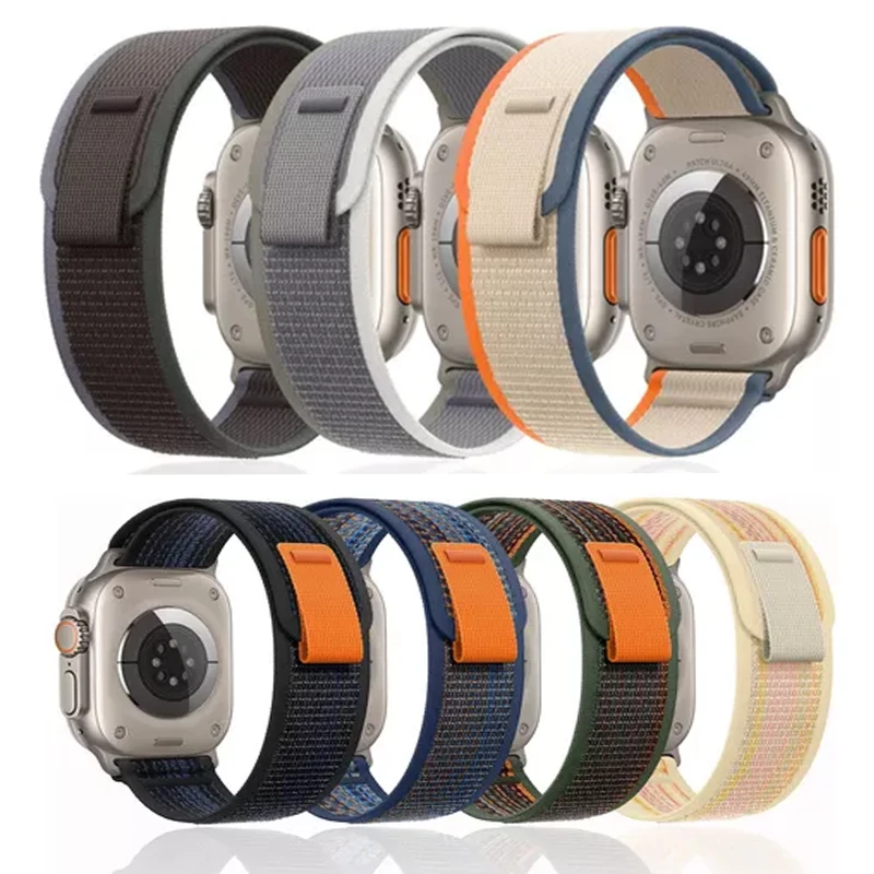 درب حلقة حزام ل أبل أشرطة ساعات يد 11 42/46 مللي متر 44 مللي متر 40 مللي متر 41 مللي متر 45 مللي متر الرياضة سوار iWatch سلسلة 9 8 7 5 Se3 10 الترا 3 2 49 مللي متر #2