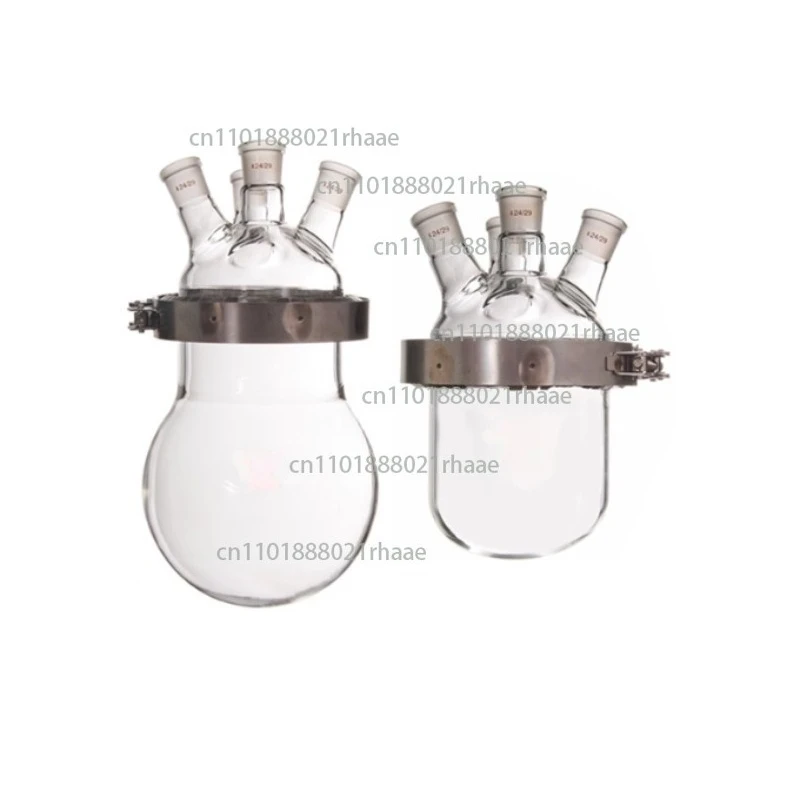 

Open reactor, glass distillation reactor, open reaction bottle, three mouths and four mouths, flat bottom round bottom flange